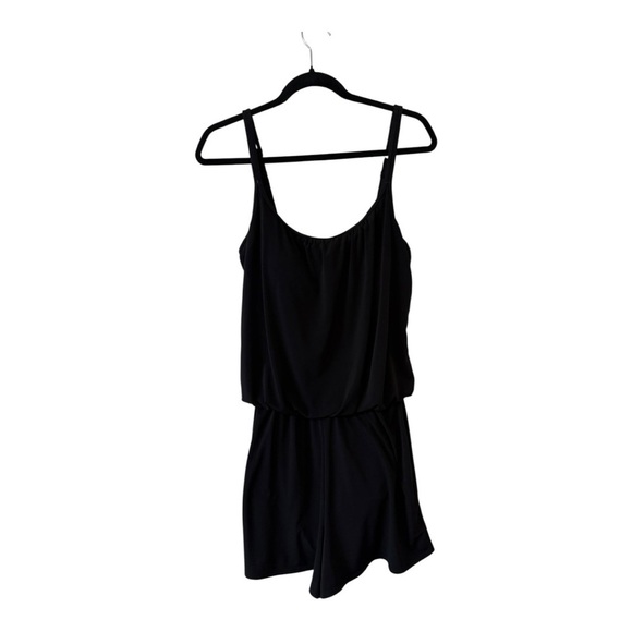 Maxine Of Hollywood Black Romper Swimsuit - Size 14 - Picture 3 of 15